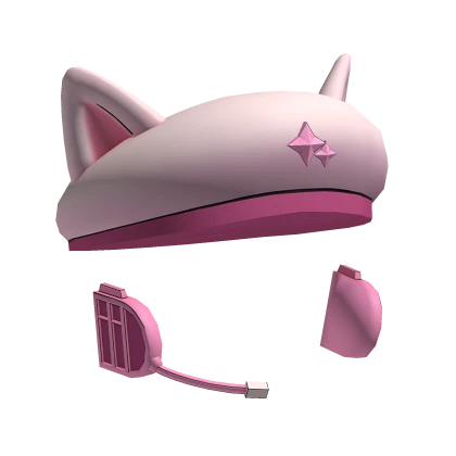Hatsune Miku Neko Hat Pink/Headphones