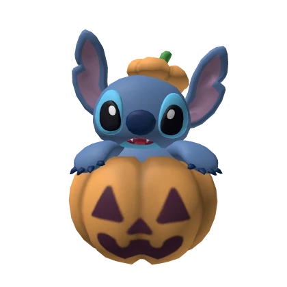 Pumpkin Hallowen Backpack Stitch Alien 