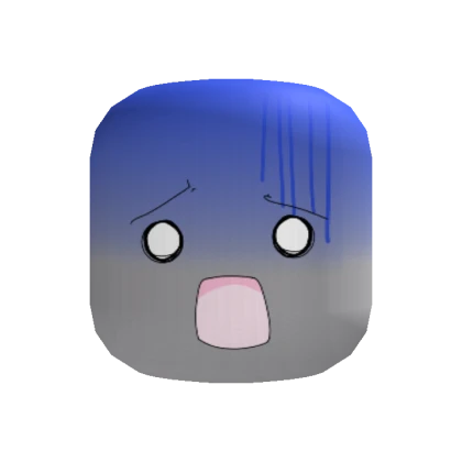 Recolorable Surprised Anime Face