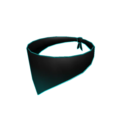 Blue Void Bandana Mask - Cartoony Outline