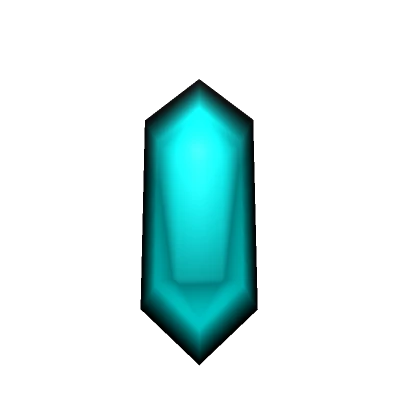 Blue Void Shard - Cartoony 3D Gem Illusion