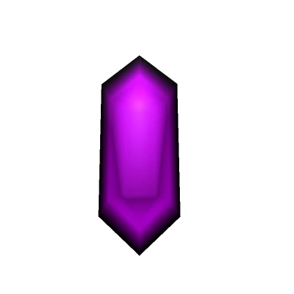 Purple Void Shard - Cartoony 3D Gem Illusion