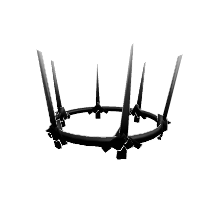 Black Void Imperial Crown - Cartoony Outline