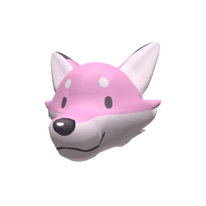 Pastel Pink Fox Head - Kawaii Costume