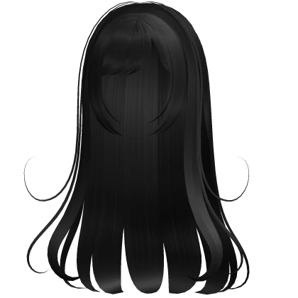 🤍 adorable swirly gothic witch hair black