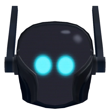 Default Blue Neon Cyber Mask