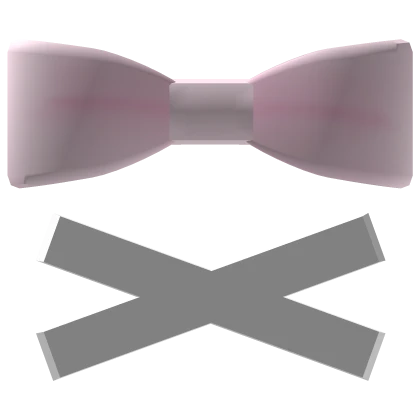 Cutecore Pink And White Bow Hair Clip