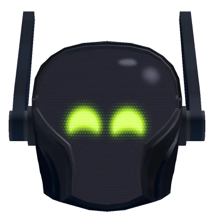 Happy Green Neon Cyber Mask