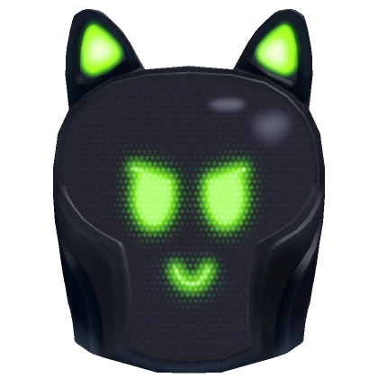 Evil Green Neon Cyber Mask