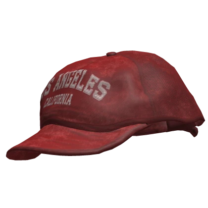 sideswept cap red