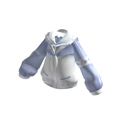 Tenshi kawaii Soft Blue Oversized Jacket