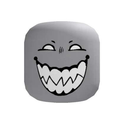 Sinister evil monster grinning face [Recolorable]