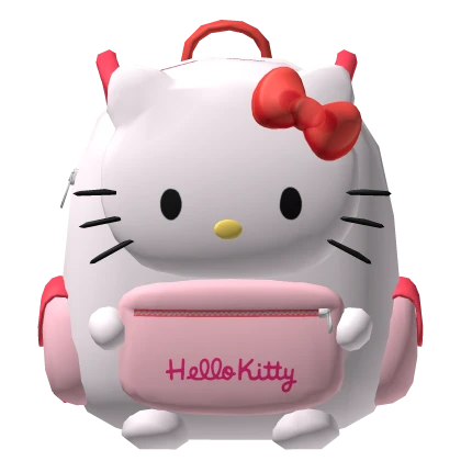  White Hello Kitty Backpack