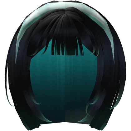 Sua Alien stage black blue bob short straight 