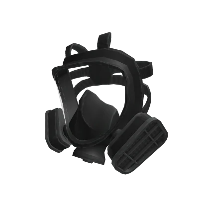 Black Waist Mounted Gas Mask