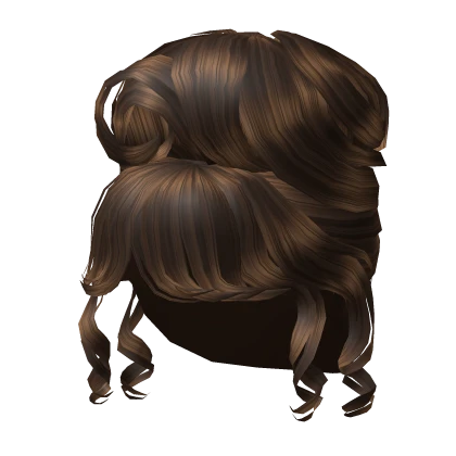 Messy Chic 60's Beehive in Brown