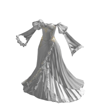 ♾️ White starfall goddess gown