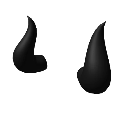 Skin Colored Horns (Black)