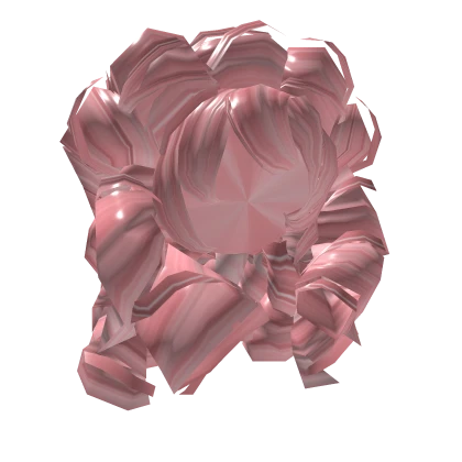 PBR realistic Rose gem fluffy curls 