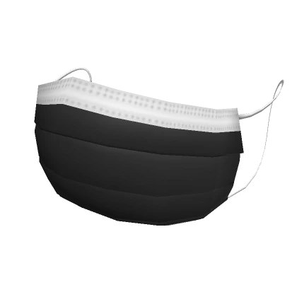 Black & White Surgical Mask