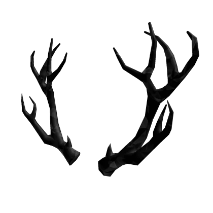 Black Sparkle Time Antlers