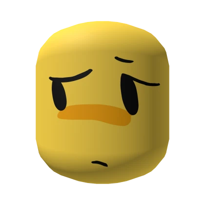 Sad Upset Silly Noob Face [Yellow]