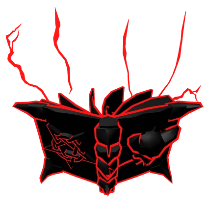 Cartoony Red Void Demon Spell Book