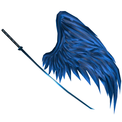 Blue Ghoul Wing & Katana