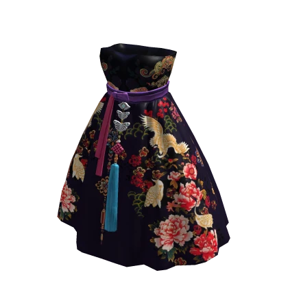 ✨Imperial Fashion Embroidered Royal Waves Dress