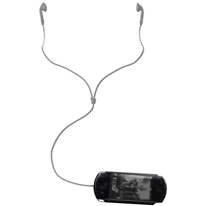 Black Wired PSP 