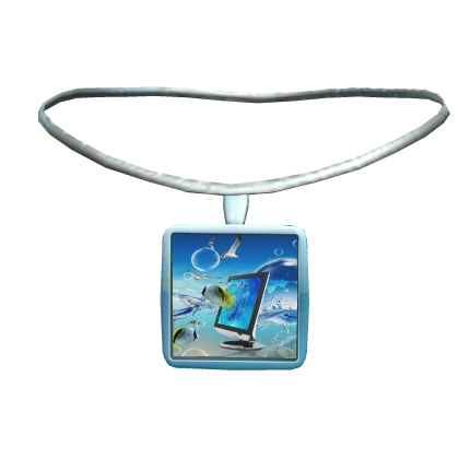 Frutiger Aero y2k 2000's necklace 3.0