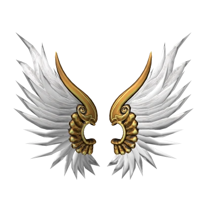 Cherubim's Golden White Wings