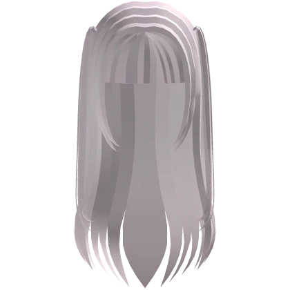 Cute Long Soft Straight Hair in Light Pink  