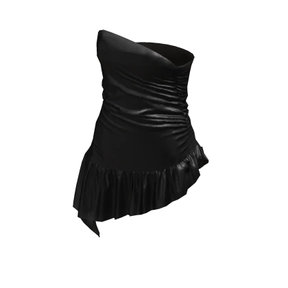 Elegant Y2k Black Mini Dress