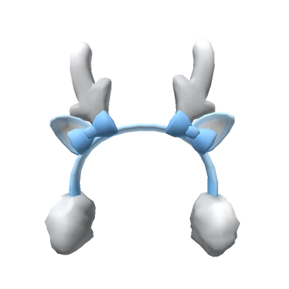 Reindeer Earmuffs Blue