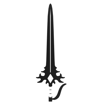 Moonstone Sword (Neon White Black Anime)