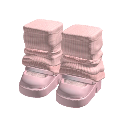 Doll Platform Shoes Pink