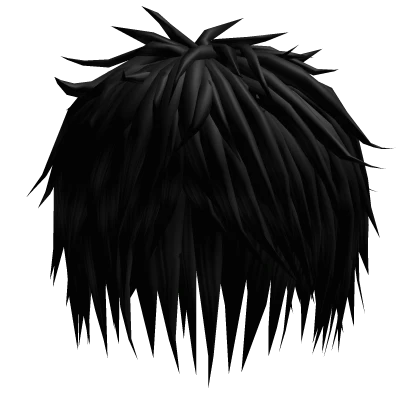 Black Scene Messy Spiky Emo Hair