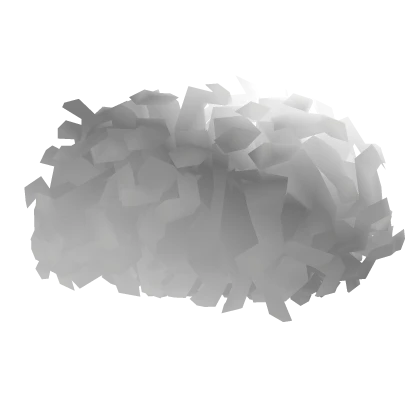 White Medium Curly Afro