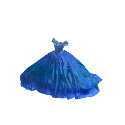 Cinderella's Live Action Blue Butterfly Ball Gown