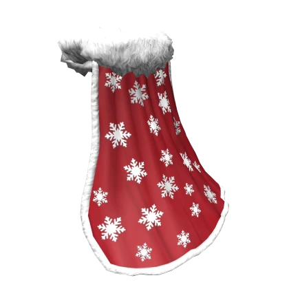 Christmas Santa snowflake cape