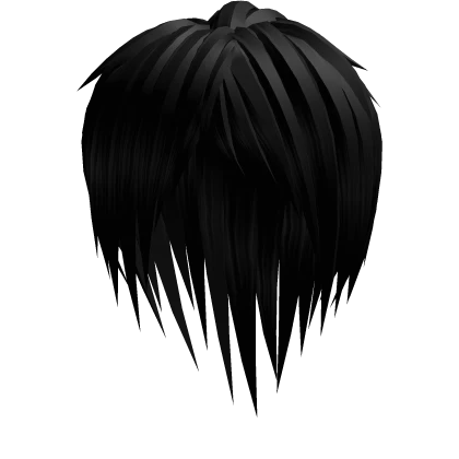 Black Long Scene Emo Hair