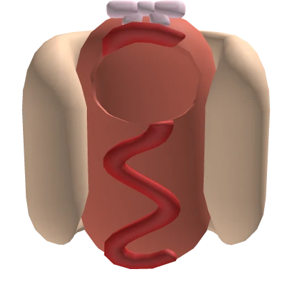 kawaii ketchup hotdog costume