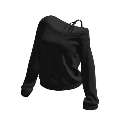 BB Black Off Shoulder Sweater  