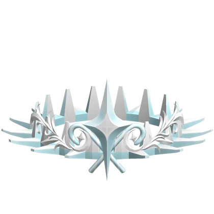 Icy Blue Candy Cane Crown