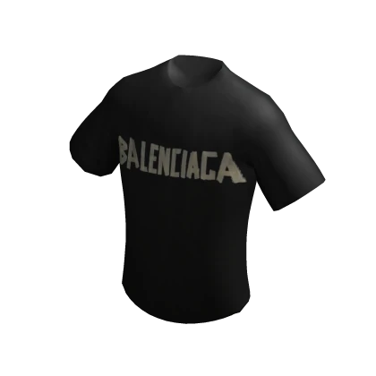 Balenciaga Tape Type T-shirt Medium Fit "Black"