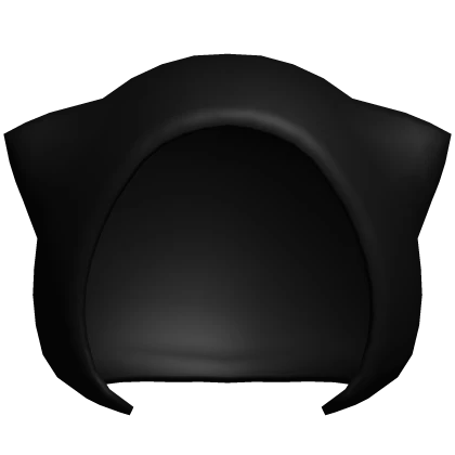 moe emo grunge kawaii low poly cat hood black