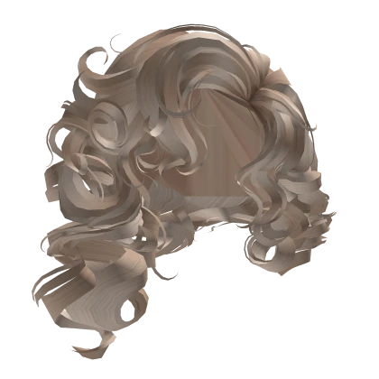 Hollywood glam curly hair - Blonde