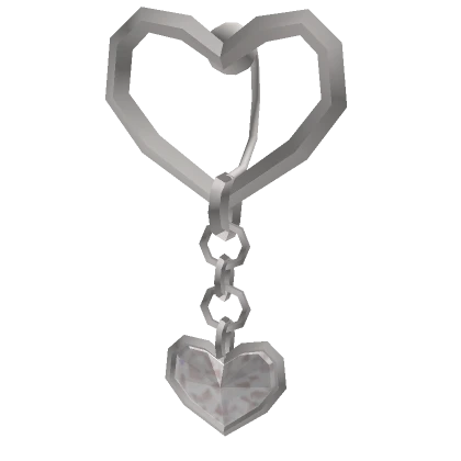 Y2K Silver Heart Belly Piercing