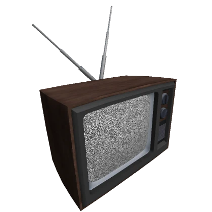 Static Noise Effect Vintage TV